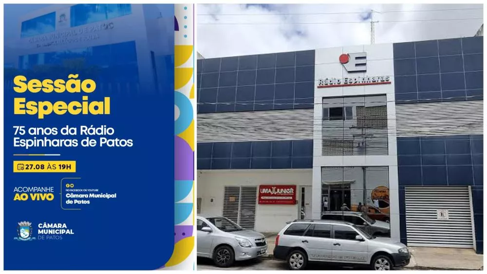 Câmara de Patos realiza sessão especial em homenagem aos 75 anos da Rádio Espinharas