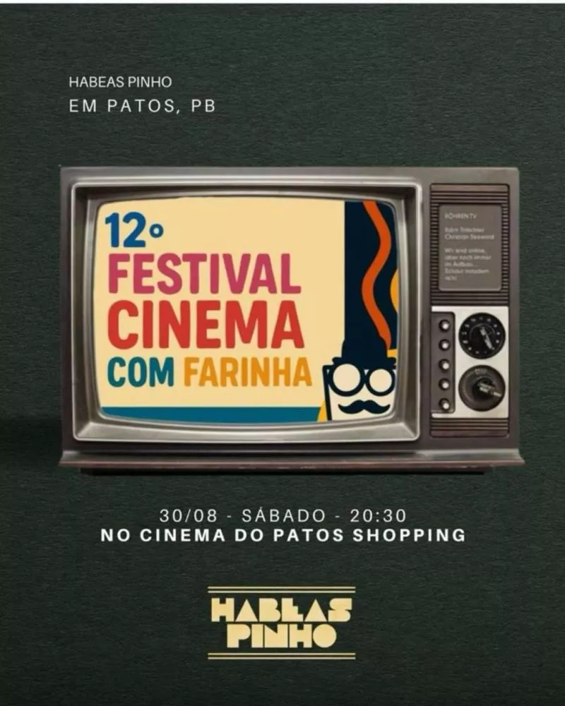 Curta-metragem “Habeas Pinho”, inspirado na obra de Ronaldo Cunha Lima, será exibido no Festival Cinema com Farinha em Patos, no próximo sábado (30)