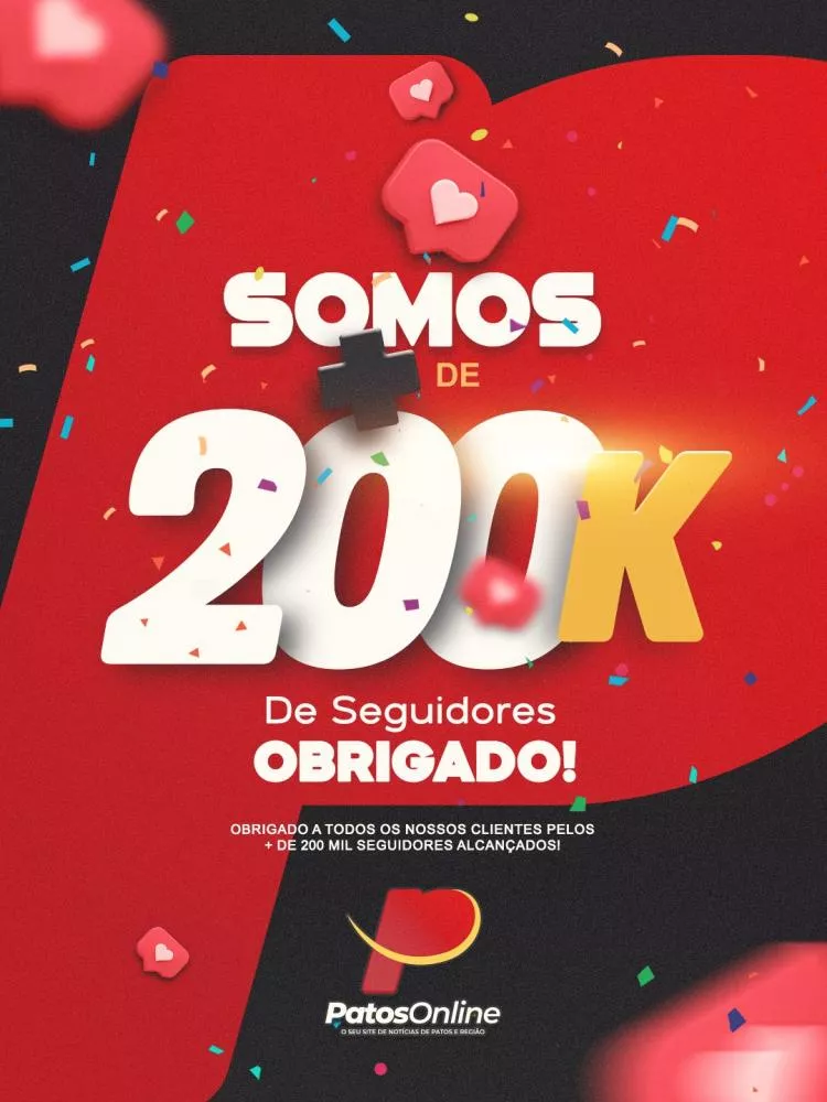 PatosOnline alcança 200 mil seguidores no Instagram e celebra 21 anos de história na comunicação