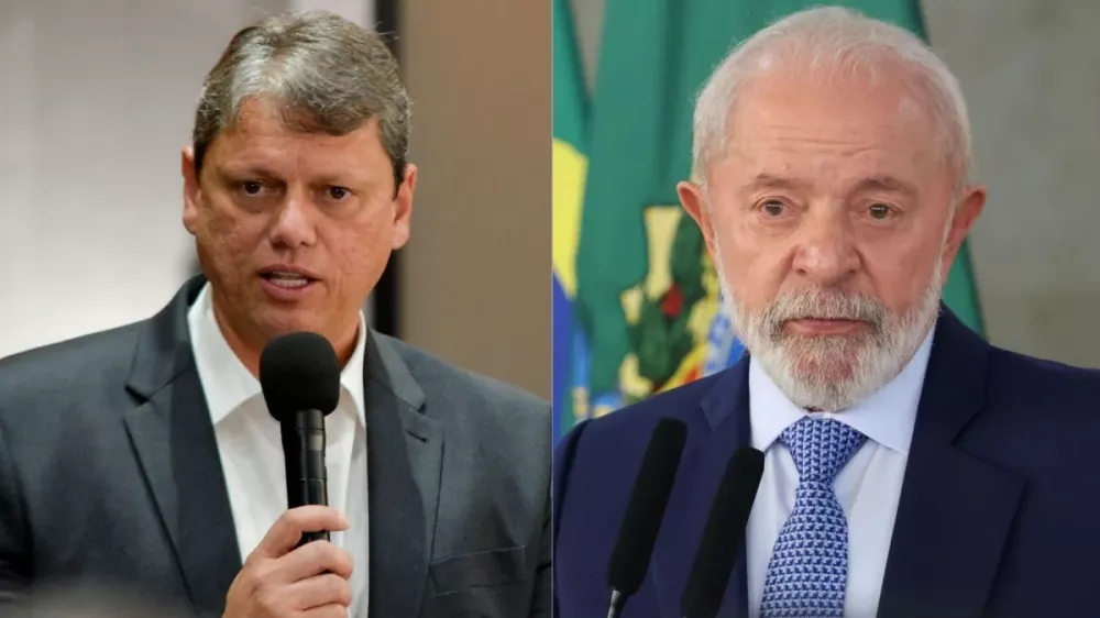 Pesquisa Atlas: No 2º turno, Tarcísio tem 48,4% de intenções de voto; Lula, 46,6%