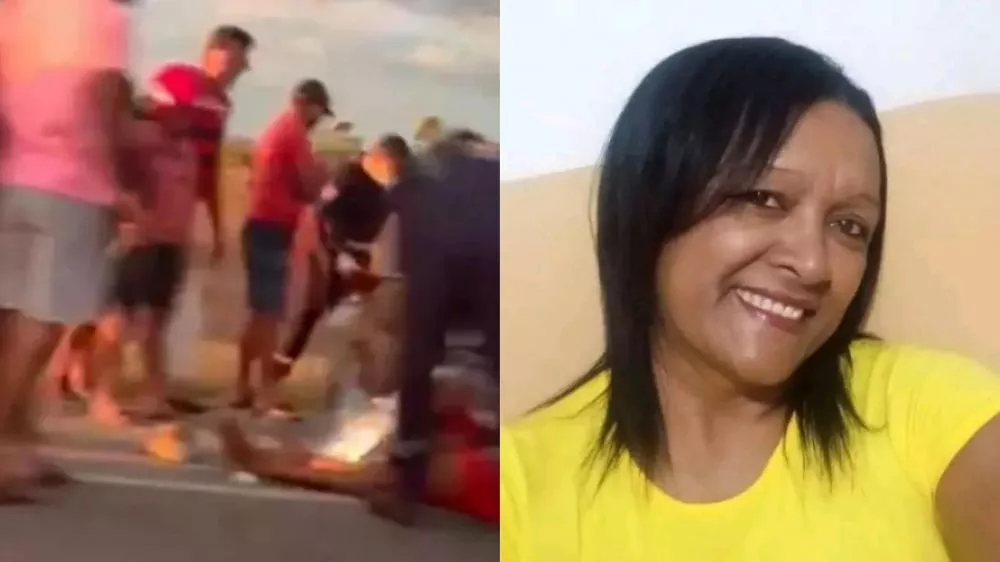  Mulher morre em colisão entre moto e carro na BR-230, no Sertão 