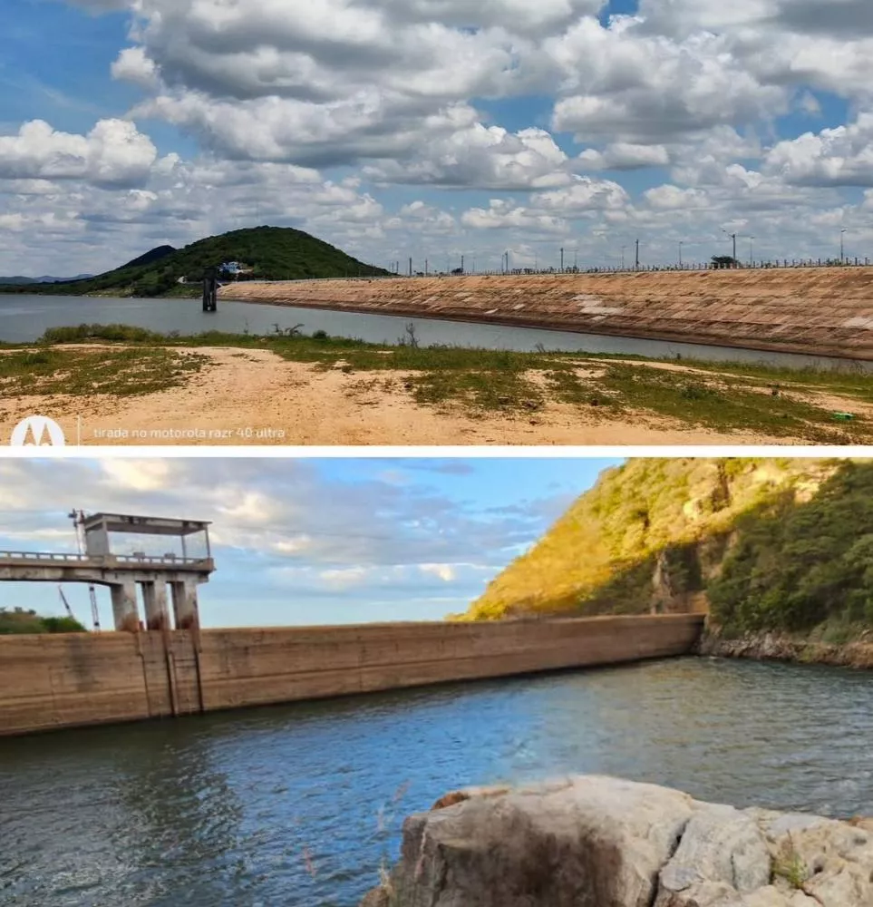 Complexo Coremas-Mãe d’Água perde mais de 54 milhões de metros cúbicos em apenas dois meses