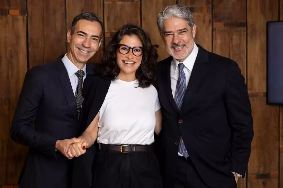 William Bonner se despede do 'Jornal Nacional'; Renata Vasconcellos e César Tralli formarão nova dupla