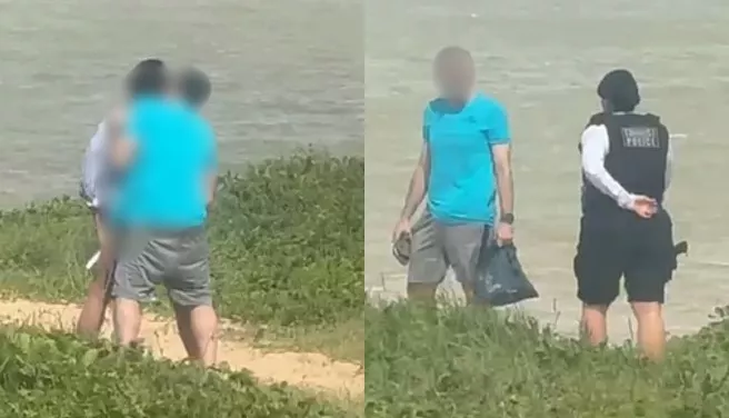 Casal de turistas é autuado por fazer sexo na orla do Cabo Branco, em João Pessoa