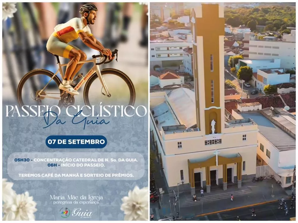 Passeio Ciclístico da Guia acontece neste domingo com café da manhã, sorteios e atrações especiais