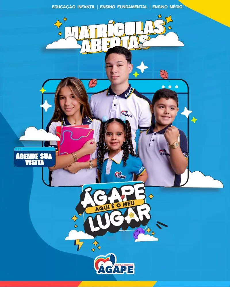 Matrículas 2026 Abertas: Colégio Ágape segue como referência em educação e cuidado