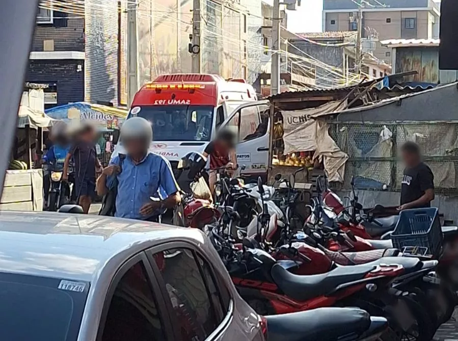 Homem é esfaqueado nas proximidades do Mercado Público de Patos, na tarde desta quinta-feira (11)