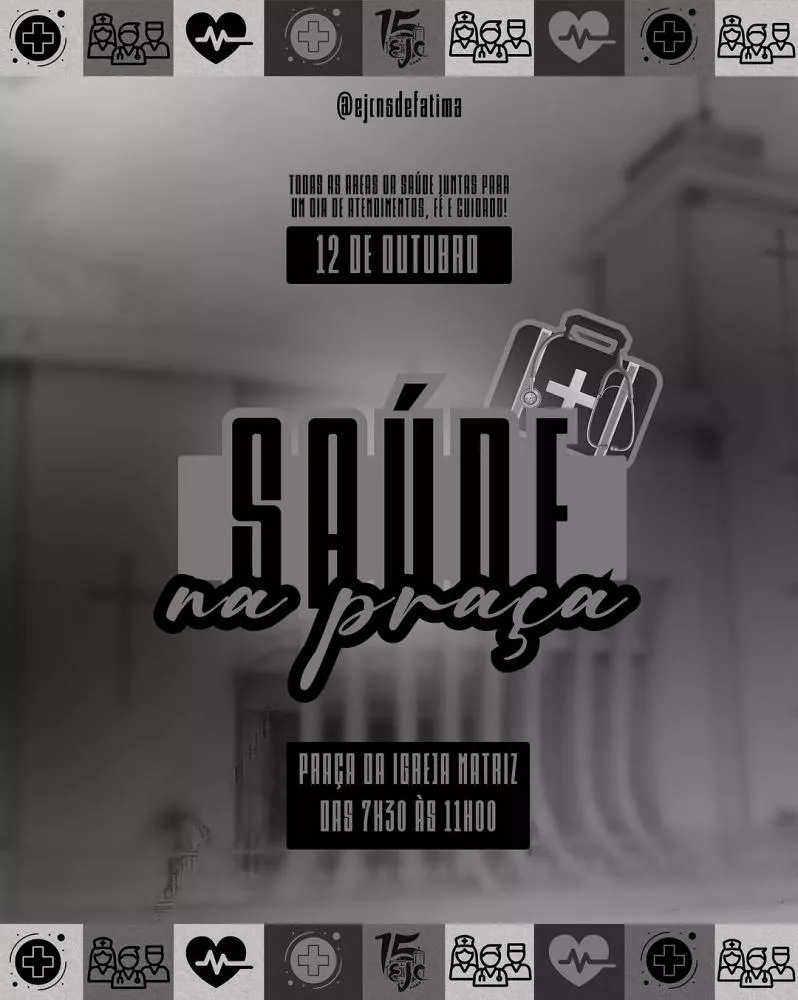 EJC Nossa Senhora de Fátima promove ação “Saúde na Praça” com atendimentos gratuitos em Patos