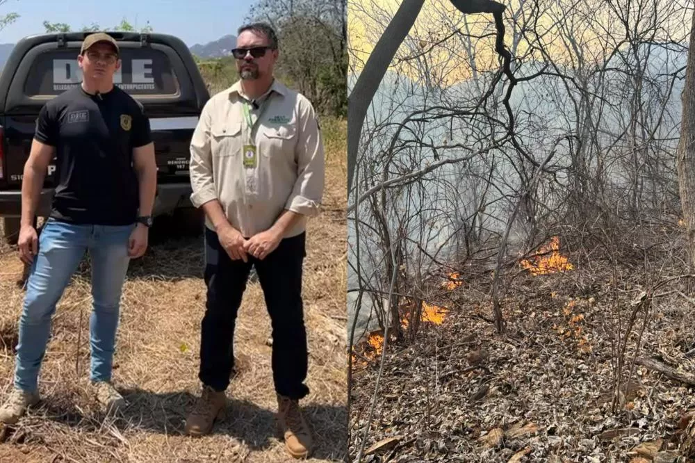 Incêndio na Serra do Cruzeiro entra no quinto dia; Secretaria de Meio Ambiente do Estado acompanha ações do Corpo de Bombeiros e Polícia Civil