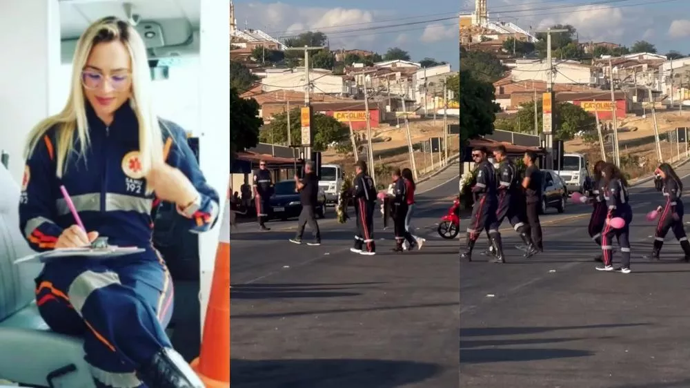 Comoção marca sepultamento da técnica de enfermagem Maria de Fátima em Santa Luzia