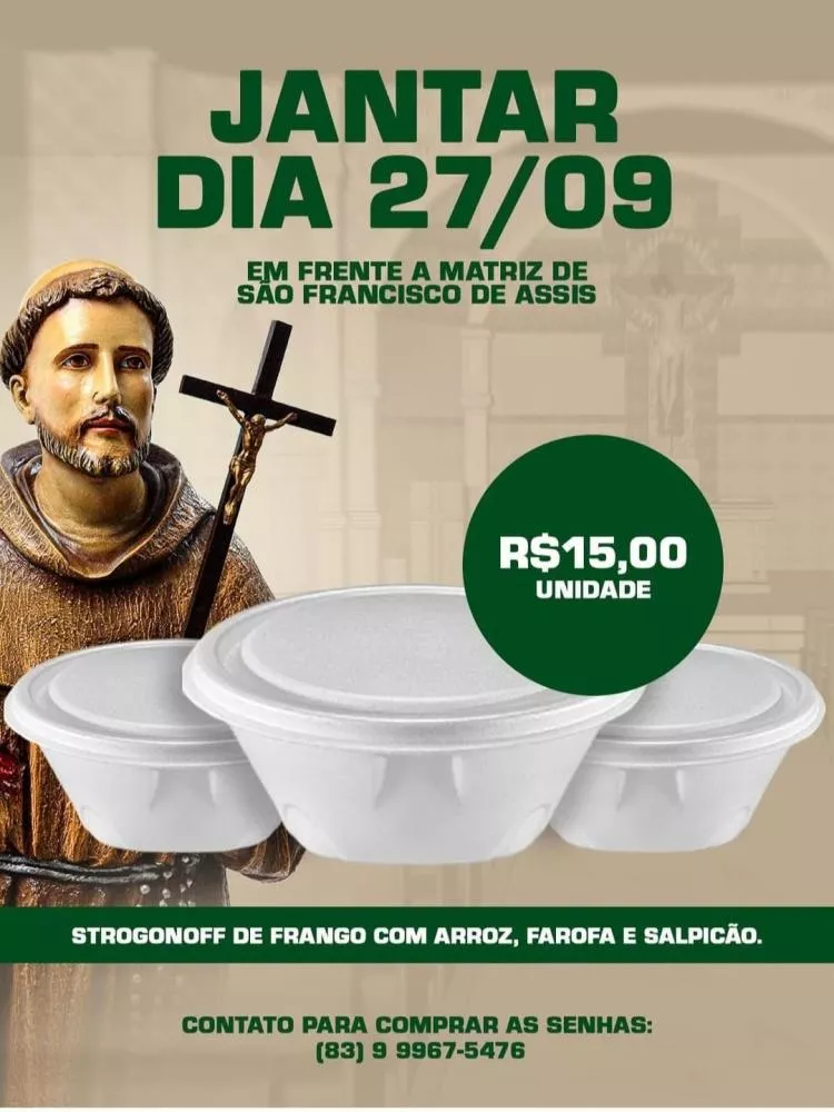 Em Patos: Comunidade do Noé Trajano celebra São Francisco de Assis com programação festiva e solidária