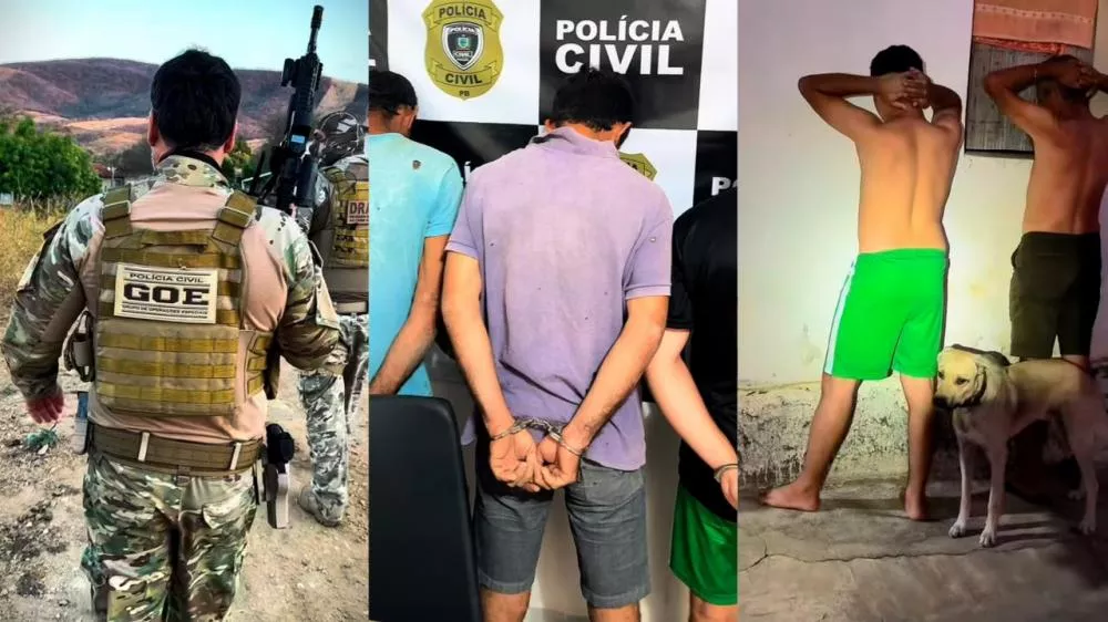 Operação prende cinco pessoas em Aguiar por apoio a foragidos da Justiça