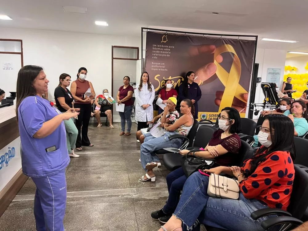 Hospital Regional de Patos encerra ações do Setembro Amarelo com dinâmicas e interações com pacientes e acompanhantes