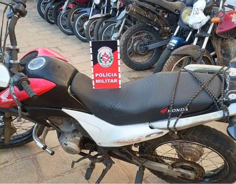 Polícia Militar apreende motocicleta adulterada no bairro Santo Antônio, em Patos