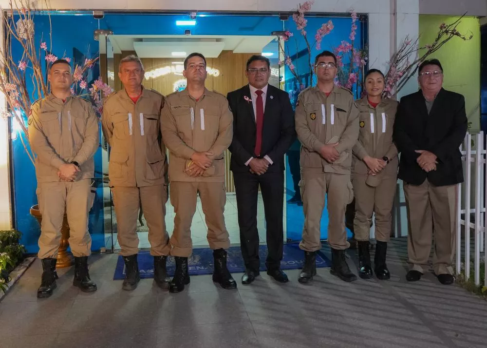 Vereador Júnior Contigo presta homenagem às forças de segurança que atuaram no combate ao incêndio na Serra do Cruzeiro