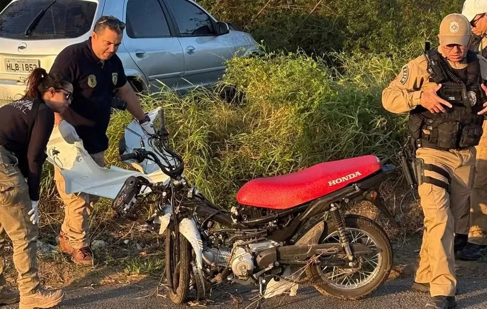 Policial militar morre em acidente de moto em Itabaiana; motorista do carro é preso
