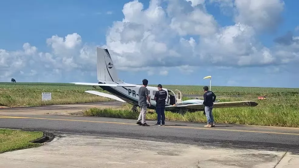 Assalto cinematográfico termina em fuga frustrada após tentativa de roubo de avião em Santa Rita