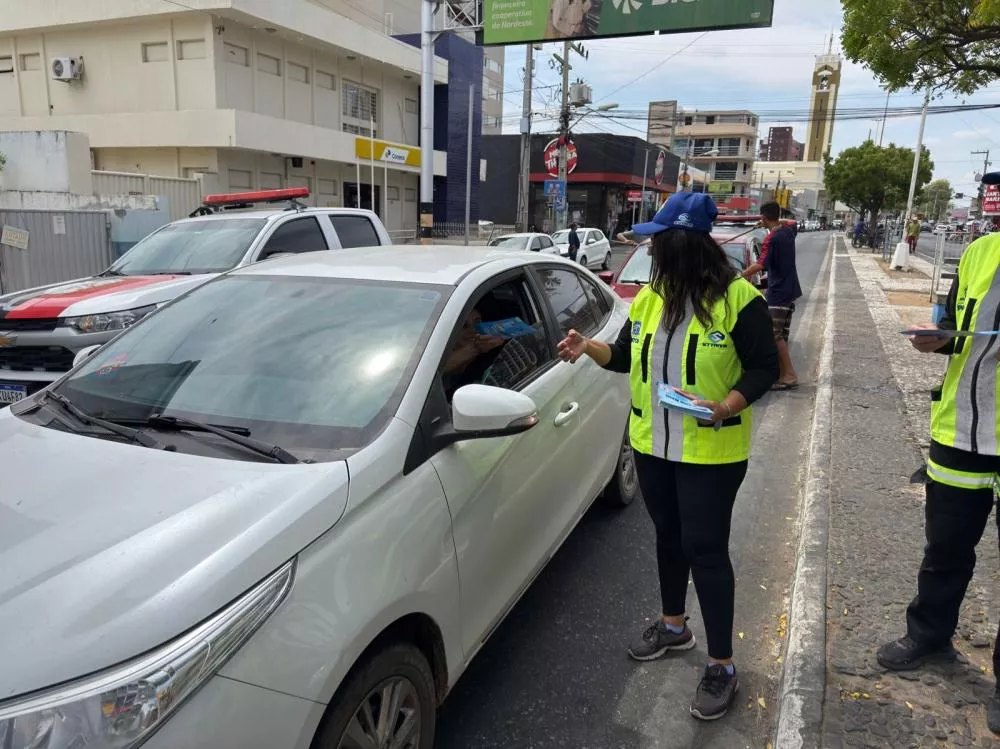 STTRANS inicia ações educativas e avança na implantação da Zona Azul no centro da cidade