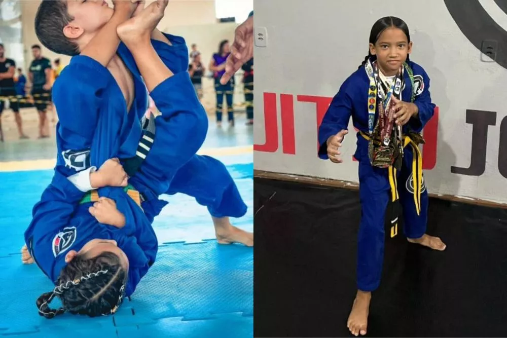 Atleta mirim Kevillyn Lohany representará Patos em campeonato internacional de Jiu-Jitsu no Recife