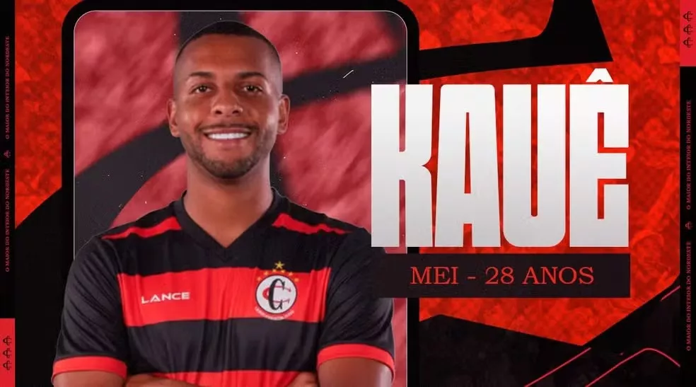 Campinense contrata meia campeão paraibano com o Treze em 2023