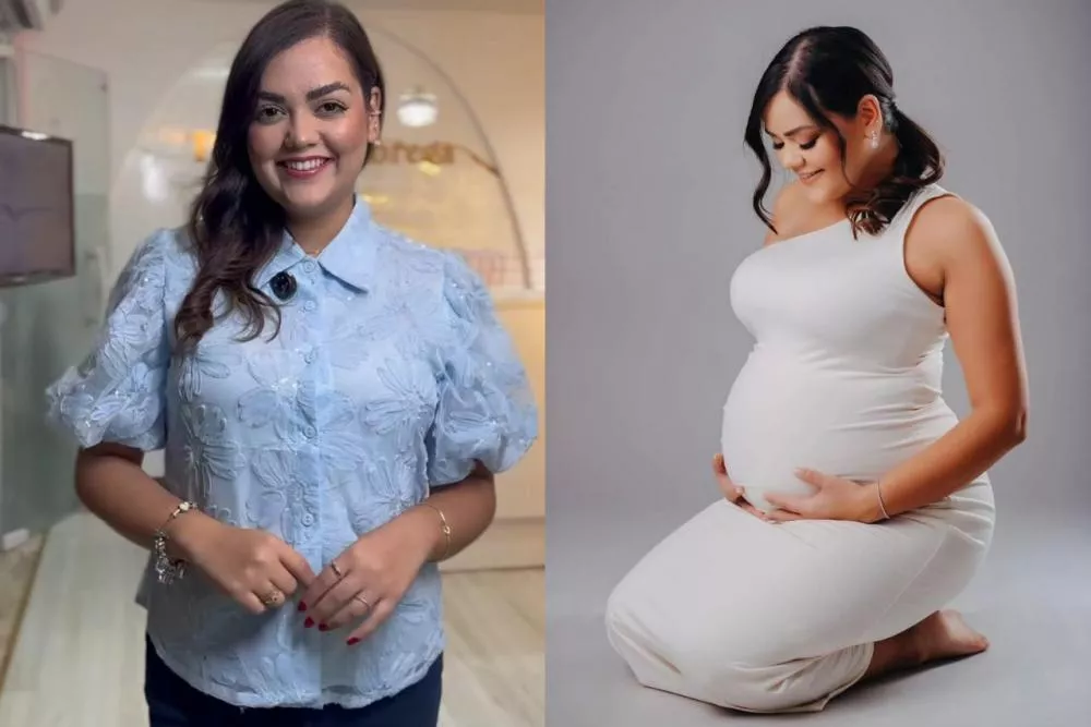 Bailarina e empresária campinense Thalita Nóbrega, filha do jornalista Misael Nóbrega, morre após complicações durante o parto