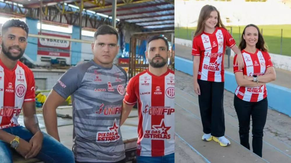 Esporte de Patos lança nova camisa para a temporada 2026; confira