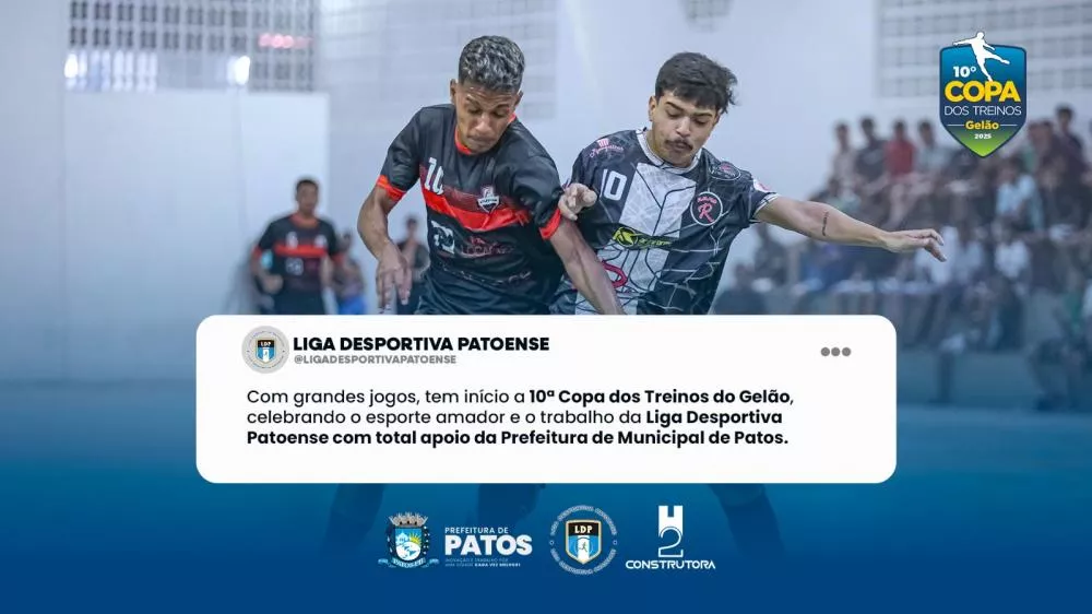 Liga Desportiva dá início à 10ª Copa dos Treinos no Gelão, em Patos