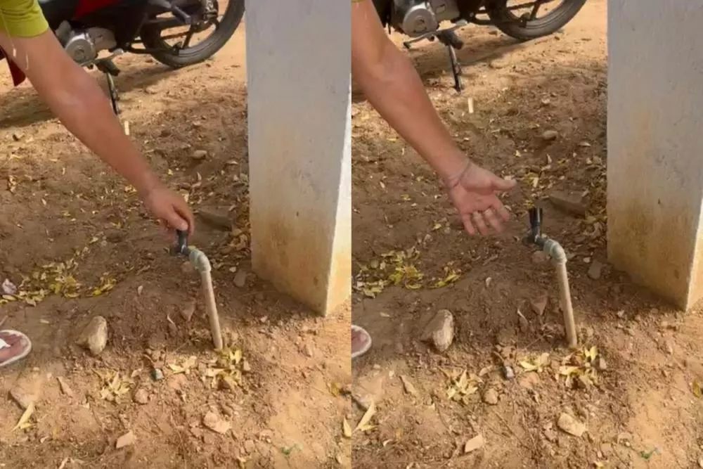 Moradores relatam falta de água no Itatiunga, em Patos; Cagepa diz que manobra foi realizada na rede para atender setor mais elevado