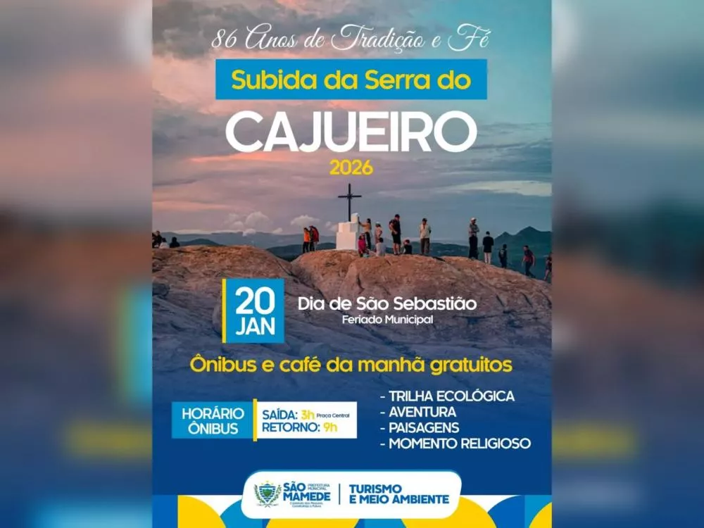 Subida da Serra do Cajueiro chega à 86ª edição e reforça tradição de fé, esporte e turismo em São Mamede