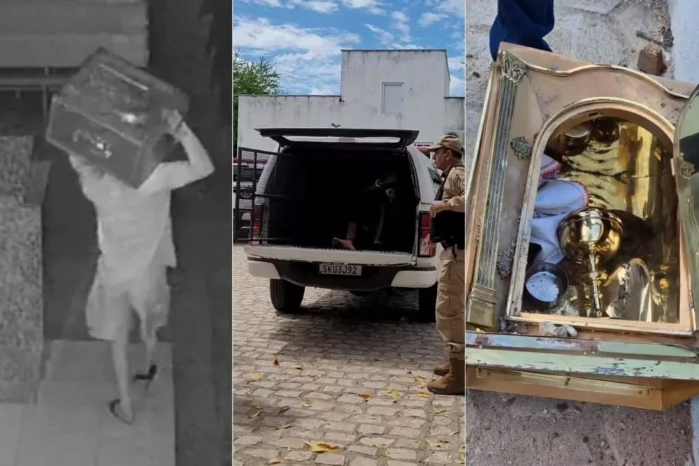 Homem preso por profanação de sacrário em Bonito de Santa Fé tem 20 passagens pela polícia