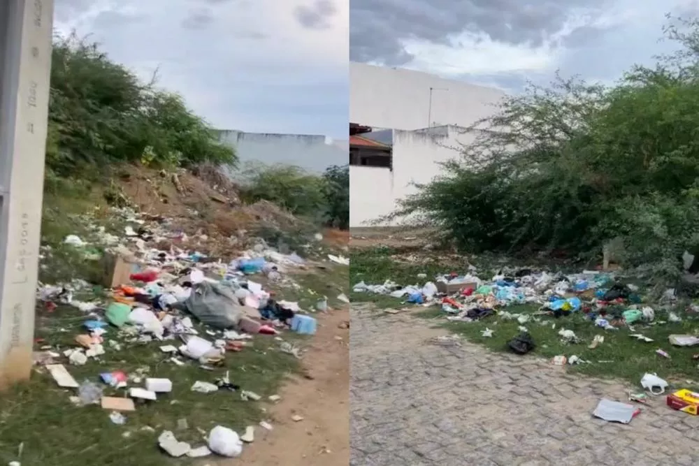 Morador solicita limpeza de terreno baldio no bairro da Maternidade, em Patos