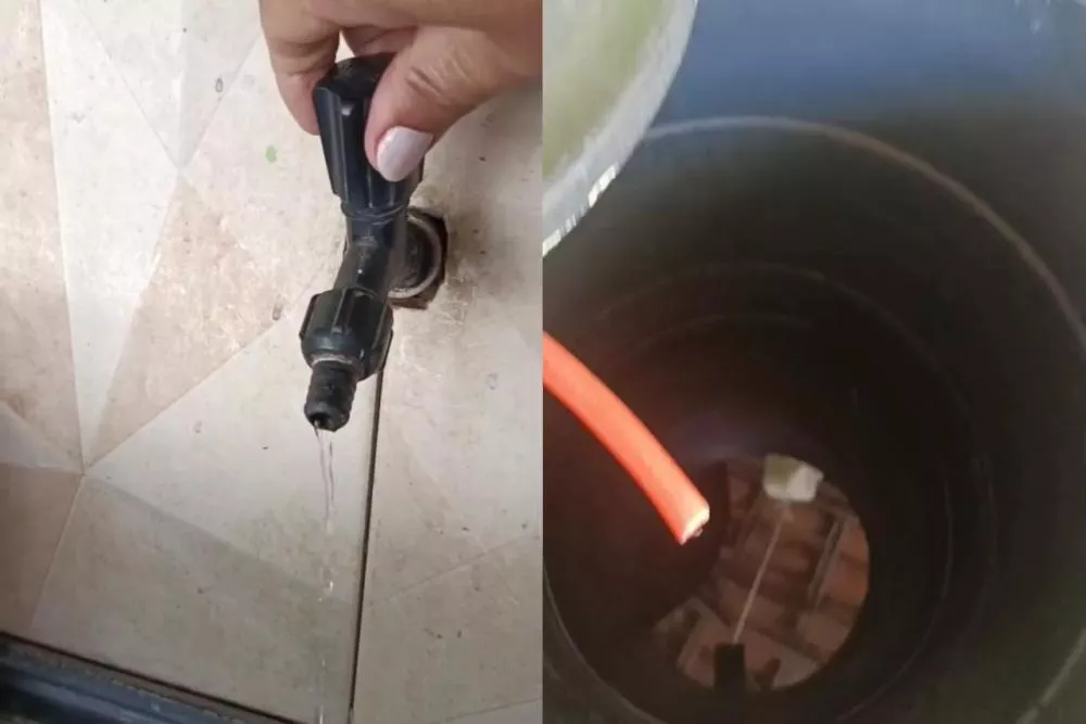 Falta de pressão e ausência no abastecimento de água causam transtornos e revolta moradora em Patos