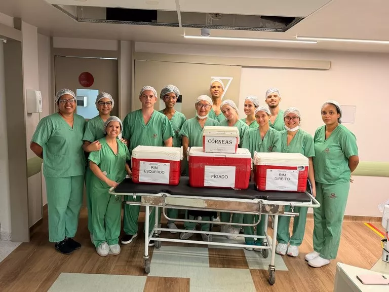 Central de Transplantes registra a 4ª doação de órgãos de 2026 e beneficia quatro pacientes