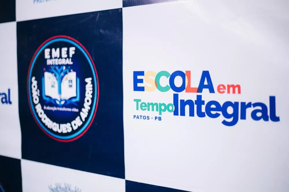 Prefeitura de Patos implanta a 7ª Escola em Tempo Integral e supera meta nacional estabelecida pelo MEC
