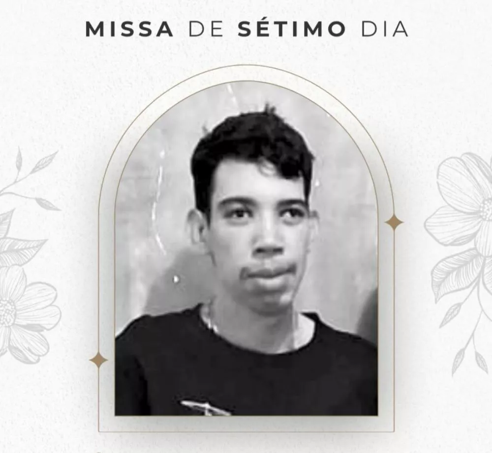 Familiares convidam para missa de 7º dia de Victor dos Santos Silva em São José de Espinharas