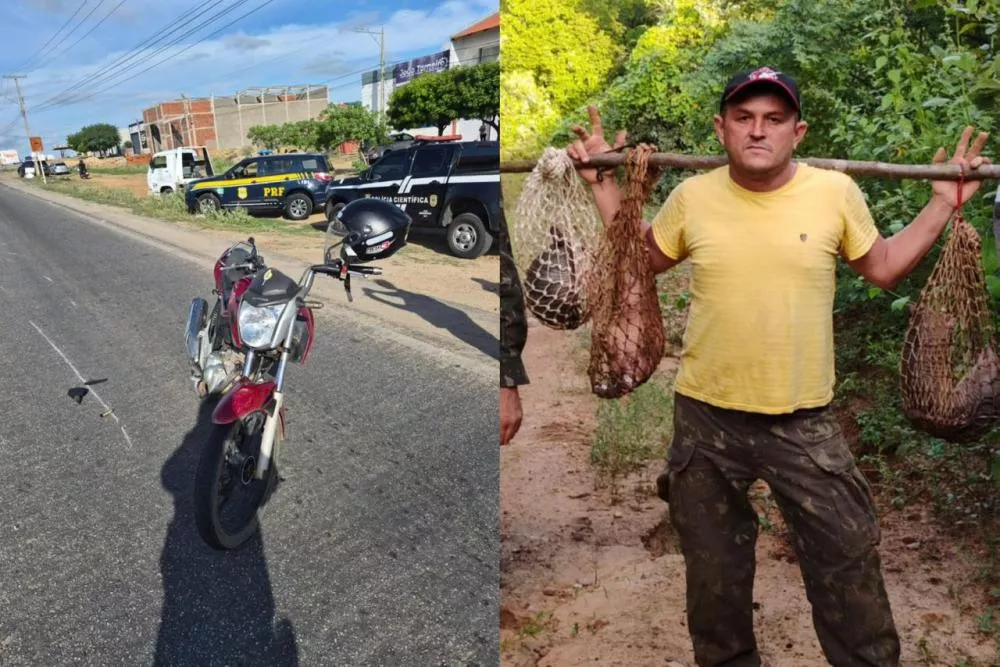 PRF divulga detalhes sobre acidente que vitimou motociclista na BR-361, em Patos