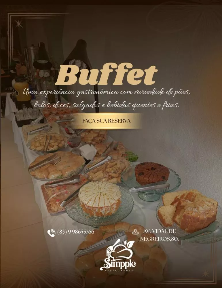 Simpplê Restaurante lança chá da tarde e amplia opções para eventos em Patos