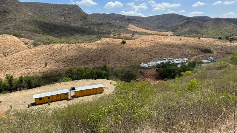 Local onde será instalado o radiotelescópio BINGO, em Aguiar (Foto: TV Diário do Sertão)