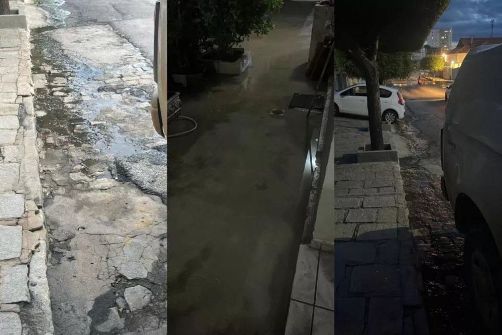 Moradora denuncia galeria estourada e retorno de água para dentro de residência no bairro da Maternidade, em Patos