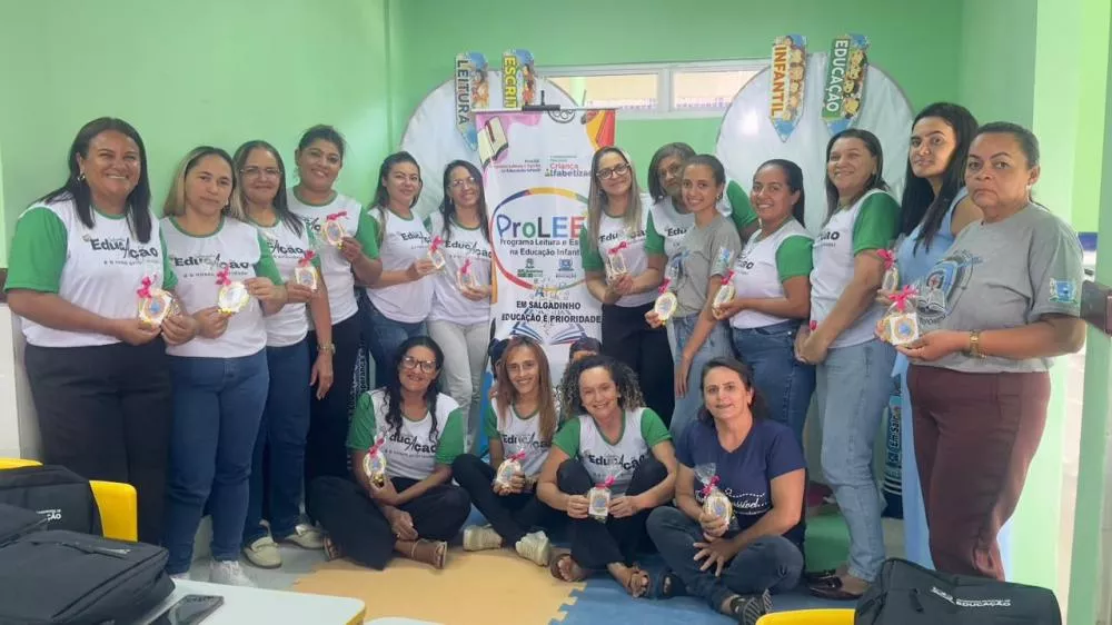 Salgadinho realiza abertura do Programa Leitura e Escrita na Educação Infantil (ProLEEI)