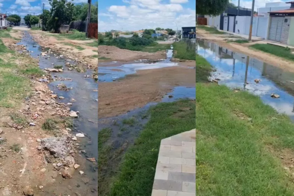 Moradores denunciam transtornos com galeria estourada em ruas do Jardim Europa, em Patos