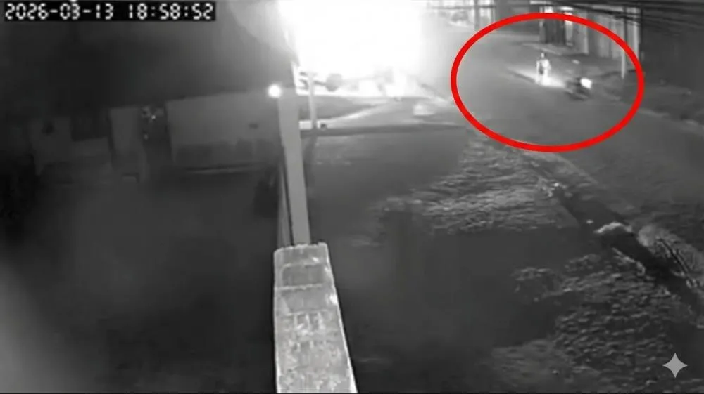 Novas imagens revelam dinâmica de acidente que deixou mãe e filha feridas no Centro de Teixeira