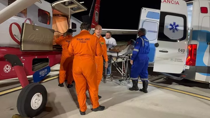 Resgate aeromédico garante transferência rápida de paciente do Sertão para João Pessoa