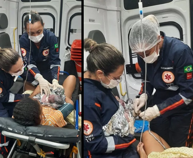 Bebê nasce dentro de ambulância do SAMU no Sertão da Paraíba
