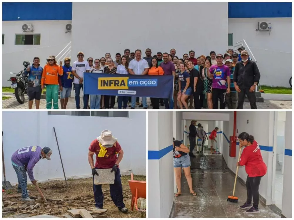 Infra em Ação realiza melhorias no Hospital de São Mamede e entrega será no aniversário da cidade