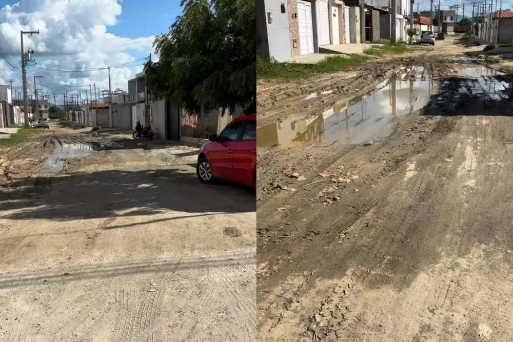 Moradores denunciam falta de pavimentação e cobram solução em rua do Jatobá, em Patos