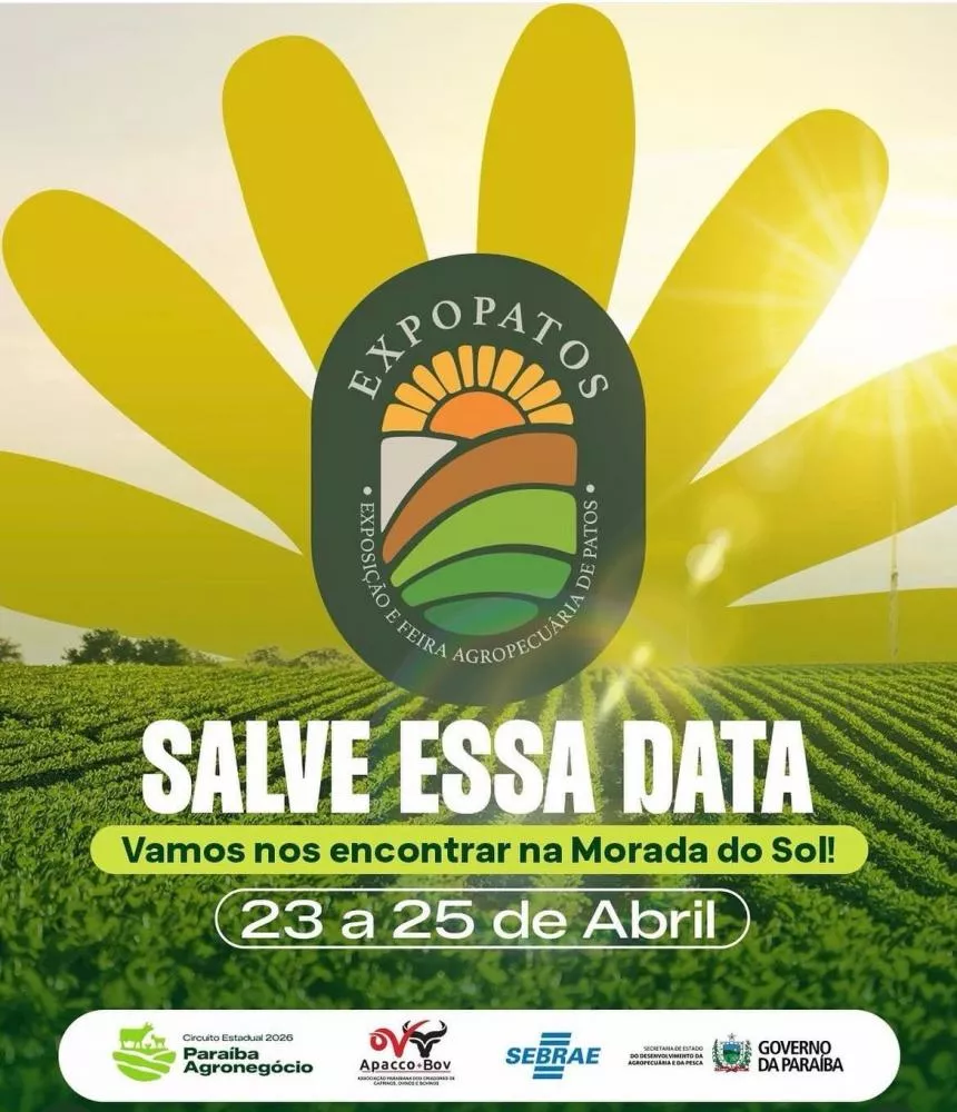 ExpoPatos ocorrerá nos dias 23, 24 e 25 de abril no Terreiro do Forró; evento terá concurso de produtos lácteos