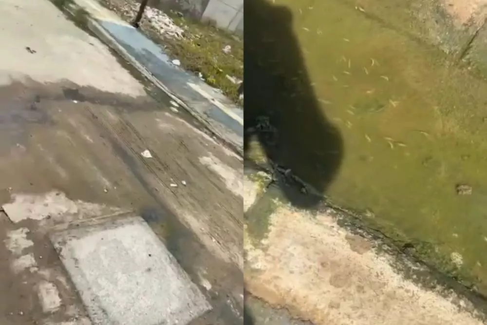 Morador relata galeria estourada há mais de um mês e cobra solução no bairro da Maternidade, em Patos