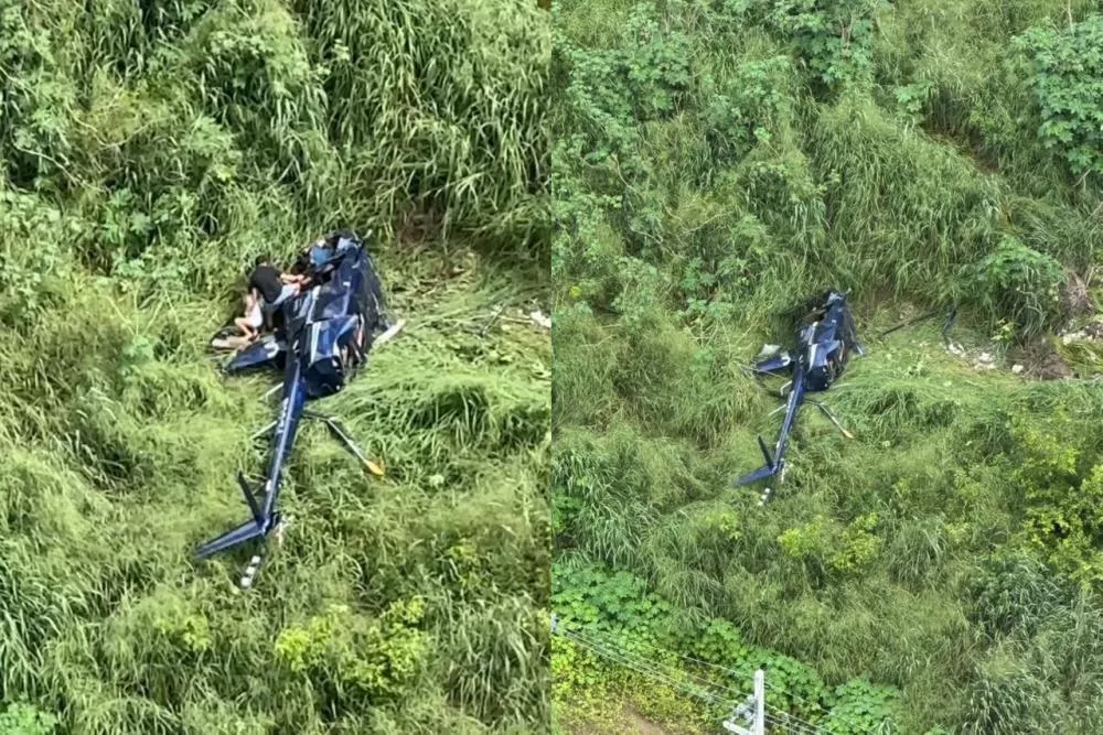 Piloto de helicóptero que caiu em Campina Grande não tinha habilitação para voar com a aeronave, diz Polícia Civil; FAB abre investigação
