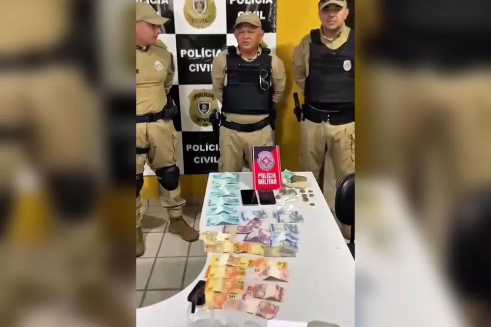 Polícia Militar apreende drogas durante ocorrência de perturbação do sossego em São Bento
